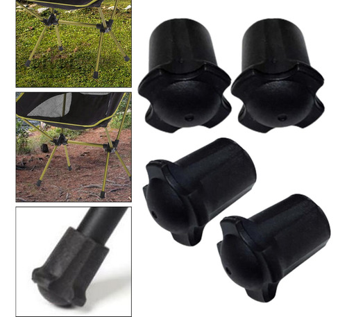 2 X 4x Sillas Plegables Tipo, Gorros Para Patas,