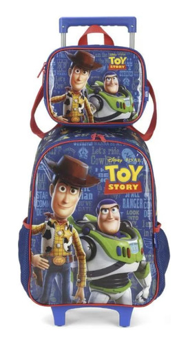 Mochila De Rodinhas Toy Story Vermelho Maxlog Ic39632ty0400