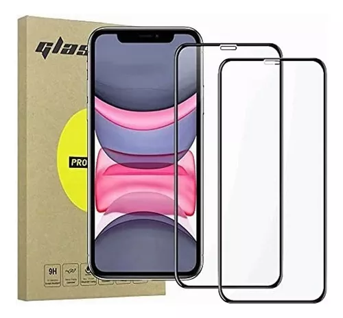 2 Piezas Mica Cristal Templado para iPhone 11 Pro