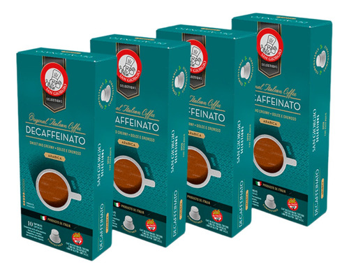 Kit Cafe Italiano Capsulas X40 Descafeinado Compostable