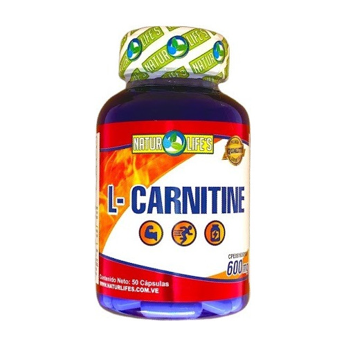 L-carnitine Carnitina 600 Mg 50 Cápsulas Naturelife´s