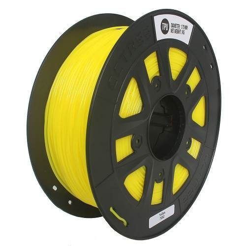 Filamento 3D Cctree TPU de 1.75mm y 1kg amarillo