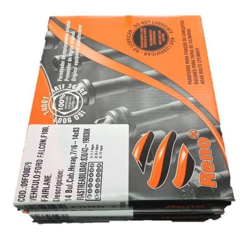 Juego Tornillos Tapa Cilindro Ford Ka Rocam 1.0/1
