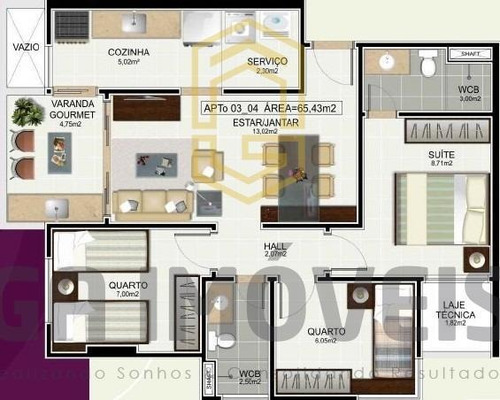 Imagem 2 de 7 de Lançamento No Murilopolis 3 Quartos Varanda Gourmet Área De Lazer A Partir De 364 Mil! - 953