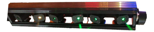 Barra Luz Laser Alien Sniper X 6x1w Audiorítmica/6 Ojos Rgb