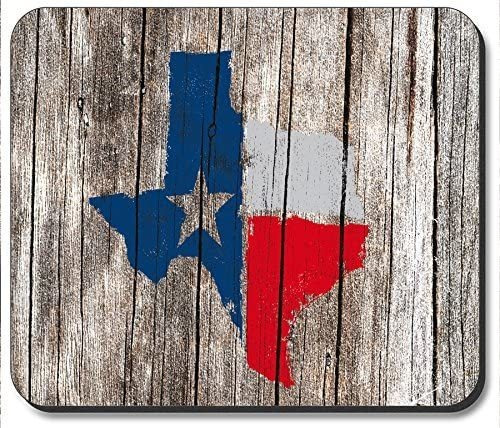 Arte Platos Marca Alfombrilla De Mouse   texas Mapa