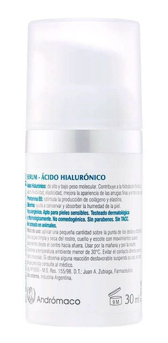 Imagen 4 de 10 de Serum Dermaglós Doble Ácido Hialurónico X30ml