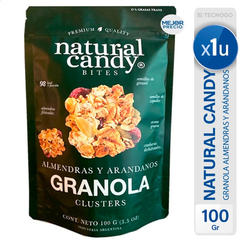 Granola Almendras Y Arandanos Snack Natural - Natural Candy