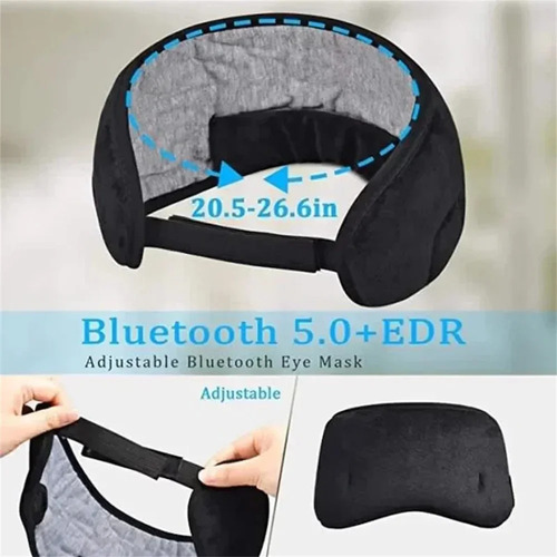 Auriculares Con Máscara Para Dormir Bluetooth Sleep Headb3d