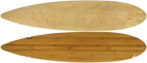 Alces Longboard 9  X 43  Rabudo Cubierta Bambú