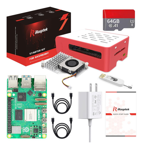 Kit De Inicio Para Raspberry Pi 5 Ram 4gb- 64gb Edición De O