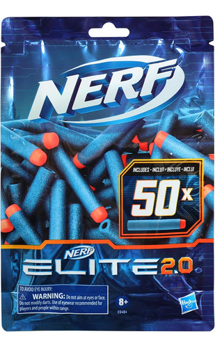 Repuestos De Dardos Nerf Elite 2.0 50 Unidades