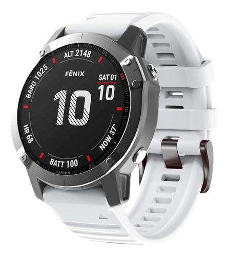 Correa De Silicona For Garmin Fenix 7x 7 Pro Solar/6x 6 Sap
