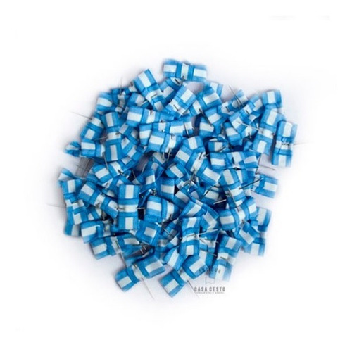 ****** Escarapela Moño Con Alfiler *** Bolsas De 100u. *****