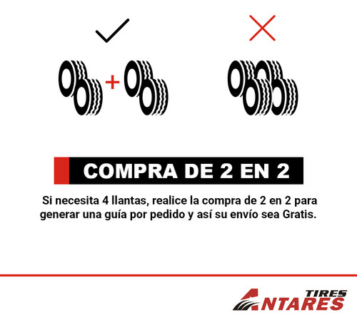 Paquete De 2 Llantas 33x12.5 R15 Antares Deep Digger 6c 108q