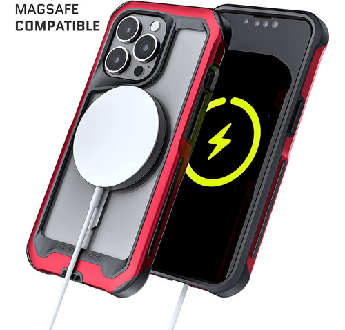 Ghostek Atomic - Funda Delgada Y Transparente Para iPhone 13