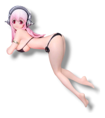 Figura Super Sonico Traje De Baño Sexy 13 Cms