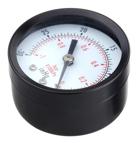 -30inhg / -1bar Mini Línea Manómetro De Vacío Aire De