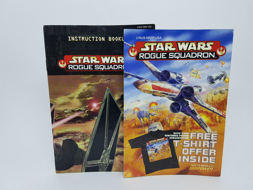 Apenas O Manual - Star Wars Rogue Squadron Nintendo 64 + F. (Usado)
