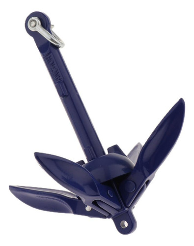 3x Ancla Plegable Azul Del Kayak Sistemas De Ancla De Del