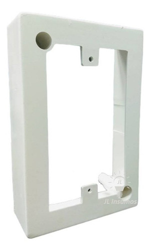 Imagen 1 de 3 de Caja Rectangular Aplicar Para Llave De Luz S/f Idt