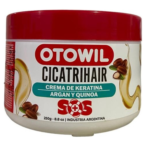 Baño De Crema Cicatrihair- Argan Keratina Y Quinoa  X 250gr