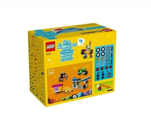 10715 Caixa Lego Classic Engrenagens E Rodas 442 Peças