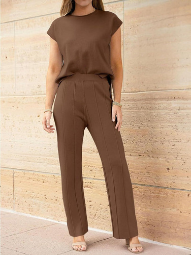 Para Generic Conjunto Casual De Punto De 2 Piezas