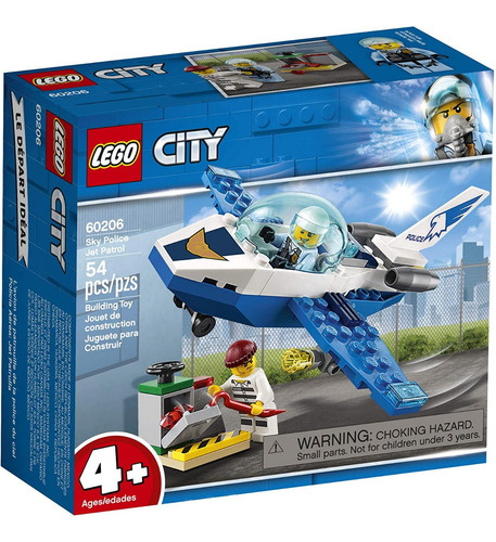 Lego City Sky Police Jet Patrol 60206 Original
