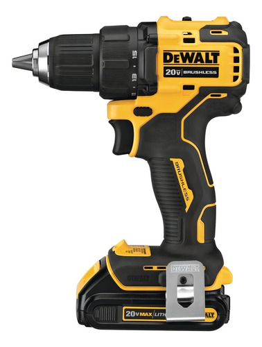 Taladro Percutor Atornillador Inalámbrico De 13mm Dewalt Dcd709d2 + 2 Baterías De 2ah + Accesorio Con Bolsa