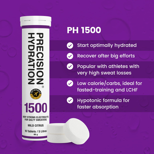 Bebida Electrolítica Precision Hydration Lite 1500 Mg/l (12