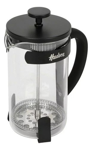 Cafetera Francesa Con Embolo 600ml Base De Acero Inox Hudson