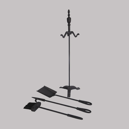 Juegos De Herramientas Para Chimenea Rústica Con Mango, Kit