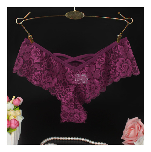 Paquete De Pantalones Tipo Tanga Para Mujer, Lencería Suave