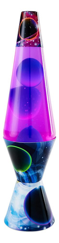 Lámpara De Lava 14 Pulgadas Con Base Multicolor