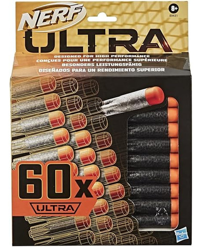 Nerf Ultra - Paquete De Recambio De 60 Dardos  Incluye 60