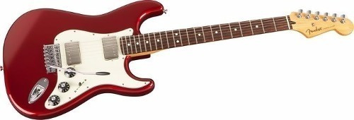 Guitarra Elect Fender Stratocaster Blacktop Mexico Candy Red
