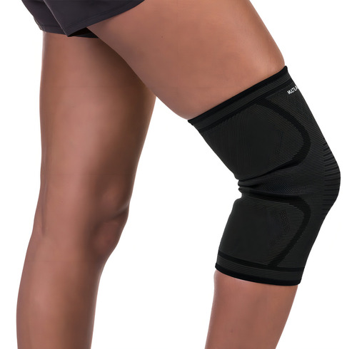 Joelheira Elástica Unissex Tam P Multilaser Saúde - Hc337 Cor Preto