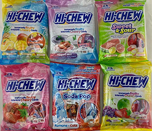 Hola Chew 6 Diferentes Sabores Variety Pack (mix Tropical, S