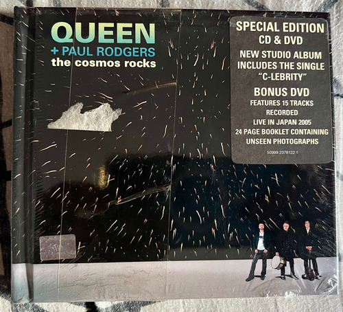 Queen + Paul Rodgers The Cosmos Rocks Cd + Dvd Live. Leer!!!