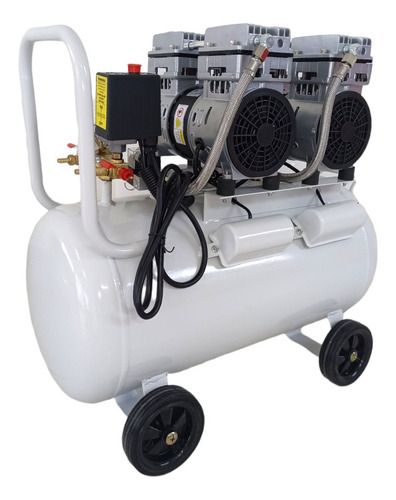 Imagen 2 de 8 de Compresor Libre De Aceite 50 Lts 1500w 110v Odontologia