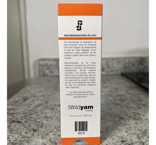 Crema De Camote Silvestre Wild Yam Ives Evolution México