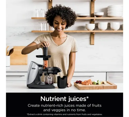 Ninja Cold Press Juicer Pro - Potente Exprimidor Lento - Cl.