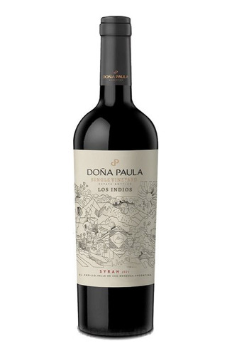 Vino Doña Paula S. Vineyard Los Indios Syrah X 750cc