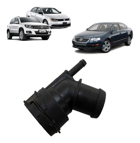 Conector Rápido Inferior Radiador Jetta Tiguan Tsi 2005...