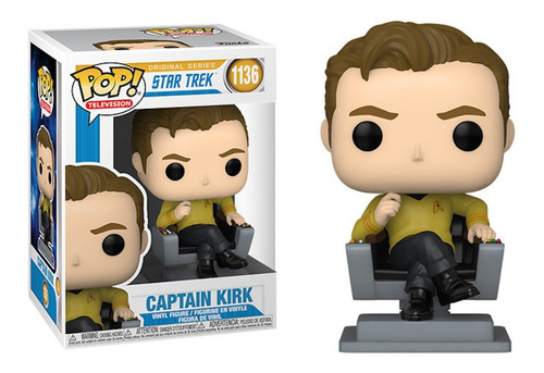 Funko Pop Captain Kirk Chair 1136 Original Series Star Trek