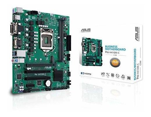 Asus Pro H410m-c / Csm Lga1200 (intel 10th Gen) Placa Madre