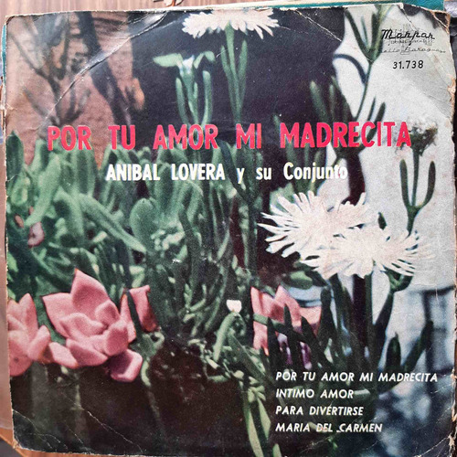 Simple Sobre Anibal Lovera Por Amor Mi Madrecita Marpar C25