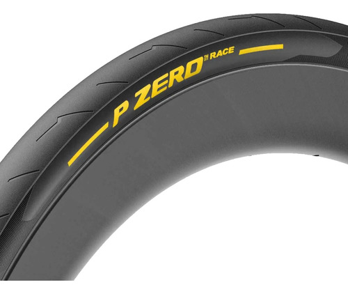 Roda de bicicleta Pirelli P ZERO Race preta/amarela, 700" de diâmetro x 26 cm de largura x unidade