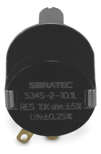 Potenciômetro Linear 10k Tipo B 10 Voltas Wxd534 Com Knob